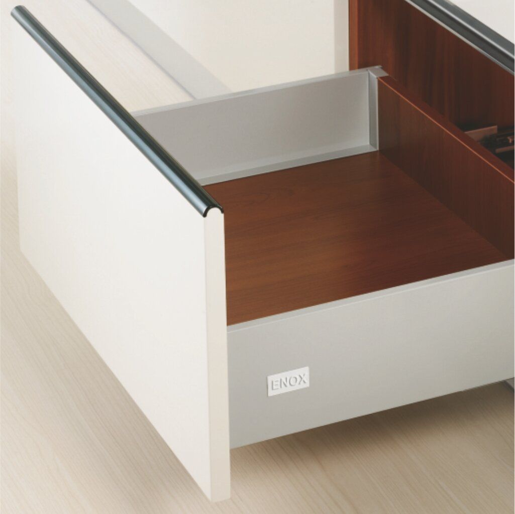 Enox Esther Slim Box N Height = 178mm, L=450mm, 40kg capacity, Silk White