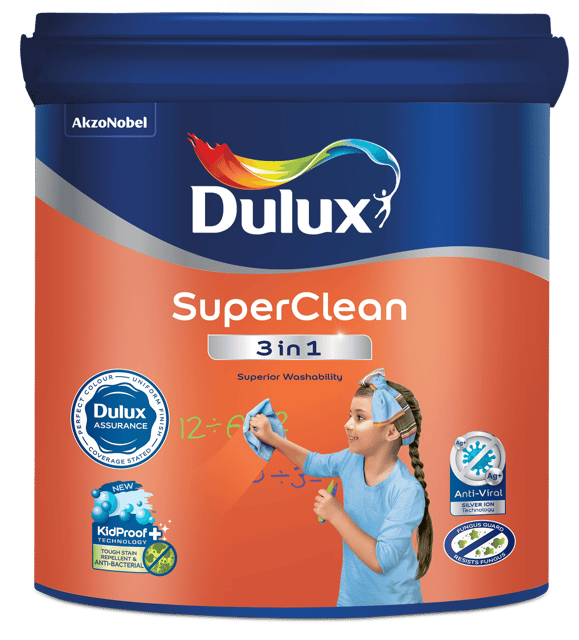 Dulux Super Clean 3 in 1 10 Ltr. White