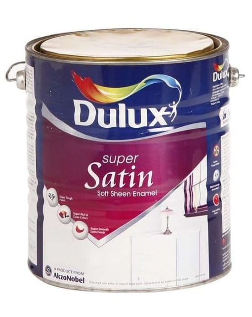 Dulux Satin Brillient White 4 Ltr. White