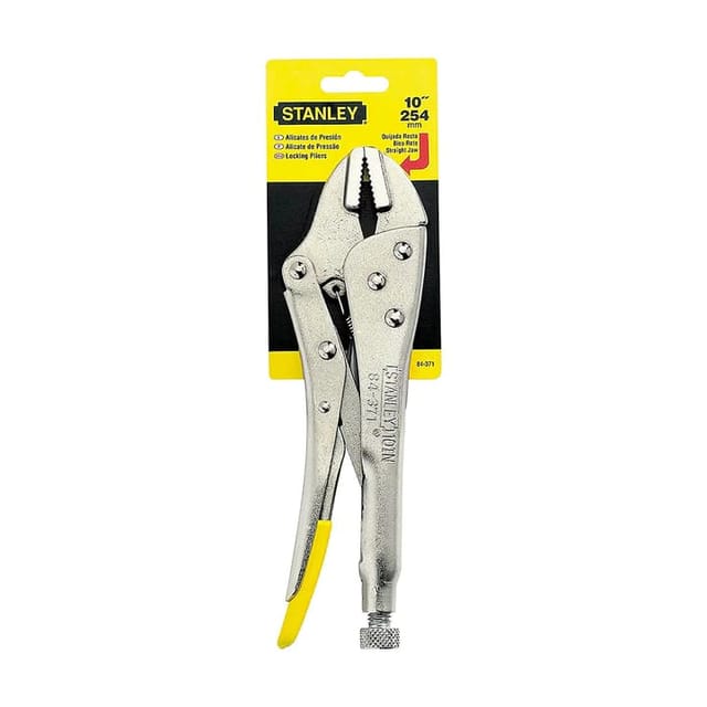 STANLEY STRAIGHT JAW LOCKING PLIER-10 IN LENGTH