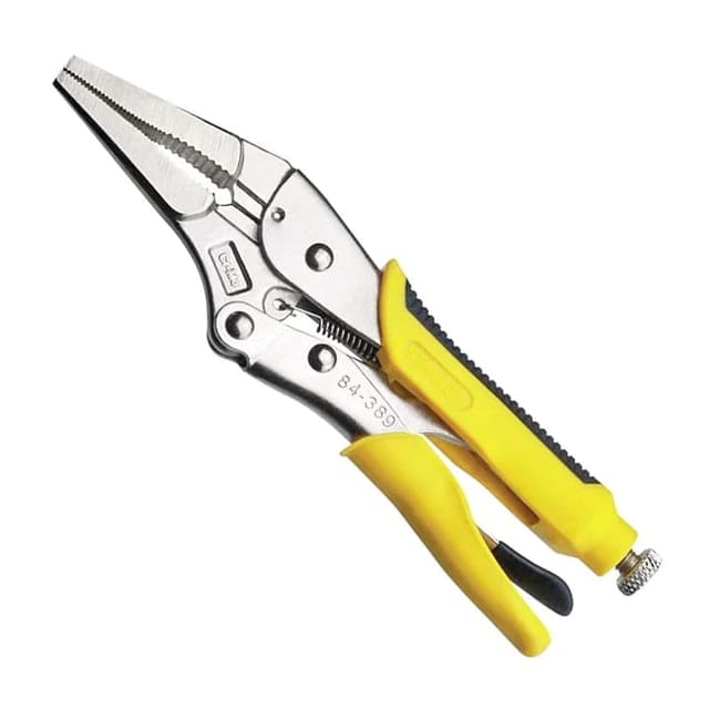 STANLEY LONG NOSE LOCKING PLIER-9.5 IN LENGTH