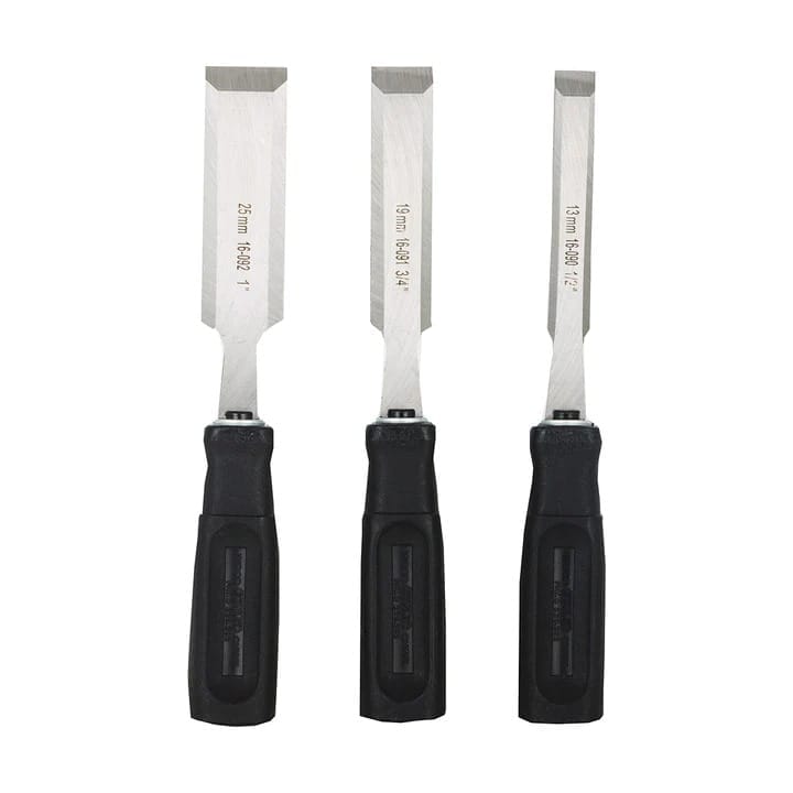 STANLEY WOOD CHISEL SET, 3 PCS