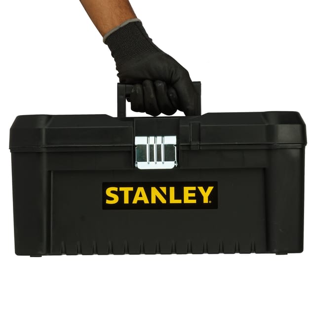 STANLEY 16'' ESSENTIAL TOOLBOX METAL LATCHES