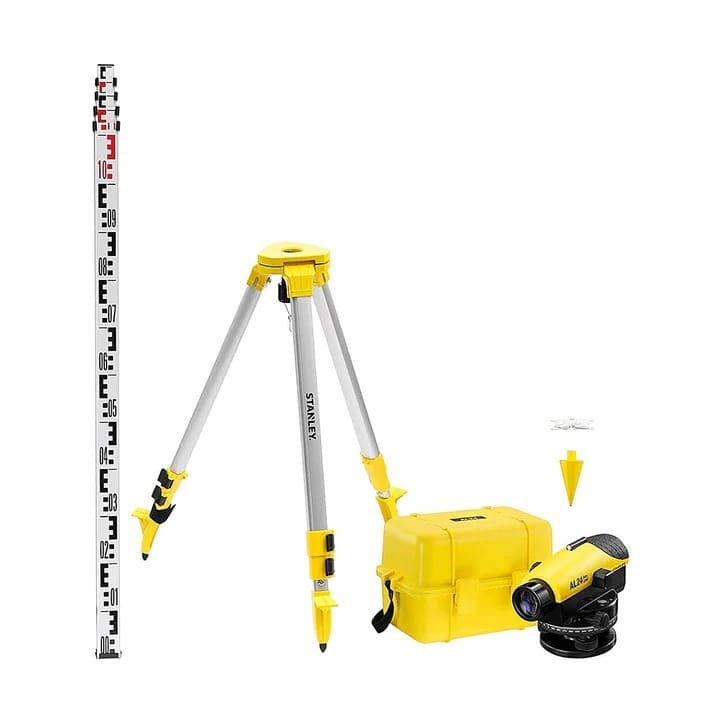 STANLEY AL24G OPTICAL LEVEL (DEGREES) - SITE PACK SET WITH TRIPOD AND STAFF