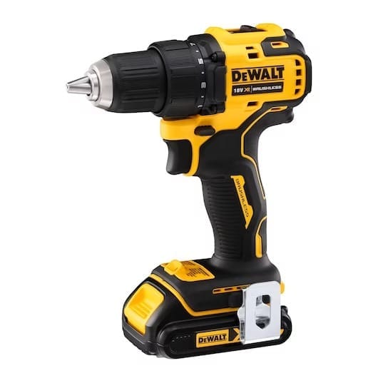 DEWALT 18V ब्रशलेस कॉम्पैक्ट ड्रिल ड्राइवर 1.5Ah बैटरी