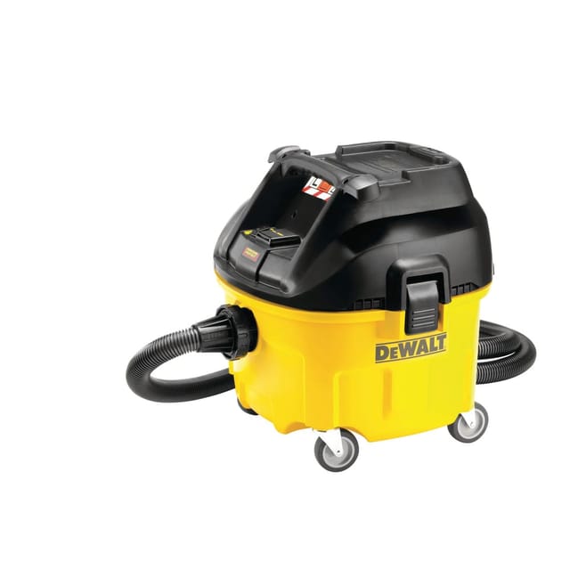 DEWALT 1400W, 30L, डस्ट एक्सट्रैक्टर (L क्लास), ड्राई