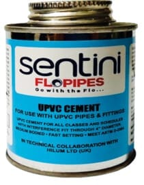 Sentini CPVC Solvent Cement - Medium Duty Yellow 59ml Tube