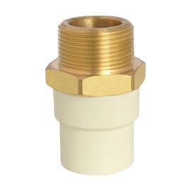 Sentini CPVC Ftngs Brass MTA - 0.75 Inch (20mm) SDR 11