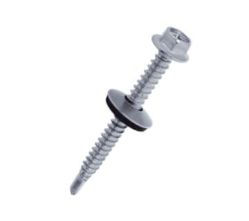 OMNI SS HEX HEAD SELF DRILL SCREW EPDM WASHER 12-24X65