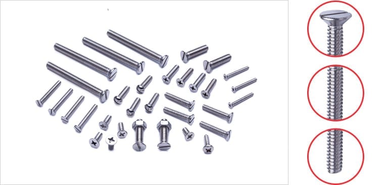 OMNI SS MACHINE SCREWS (KBS) 4x35MM