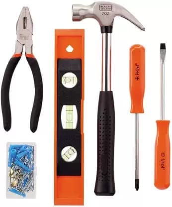 BLACK & DECKER 6 PC TOOLS KIT