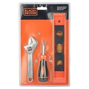 BLACK & DECKER 3 PC TOOLS KIT