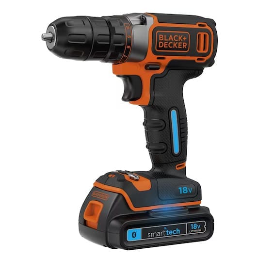 BLACK & DECKER Smart Tech Drill Driver kitbox 400mA