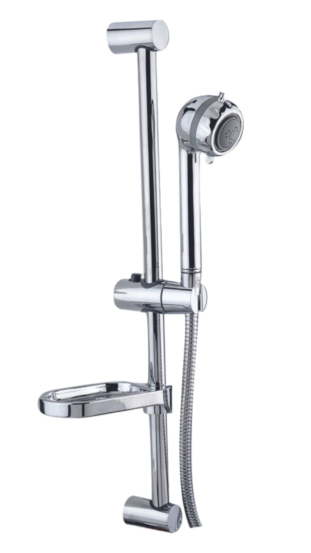 Carolieto Shower Rail Round Bracket - Chrome