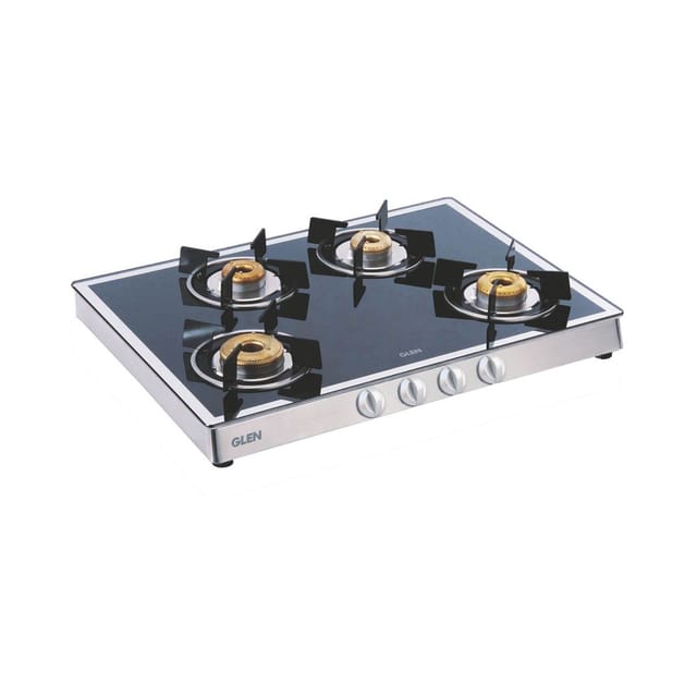 GLEN Built In Hob 1073 SQ Double Brass