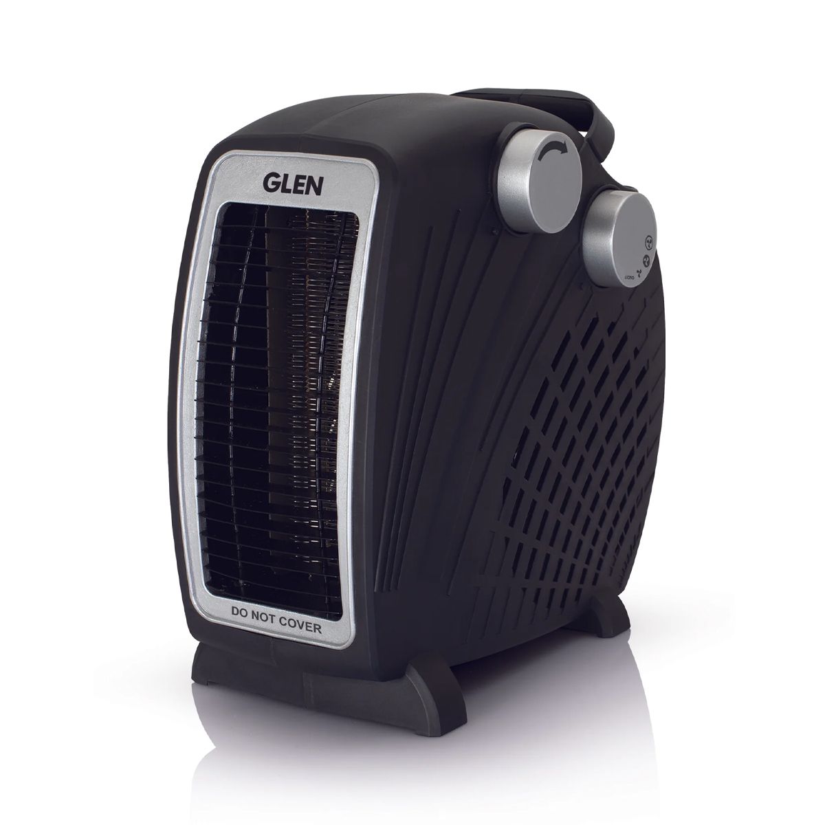 GLEN 7020 Glen Fan Heater Black 2000W