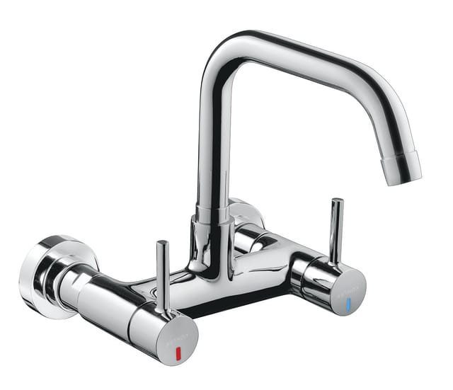 Kohler Cuff 2Handle Wm Kitchen Mixer, 37315IN-4-CP