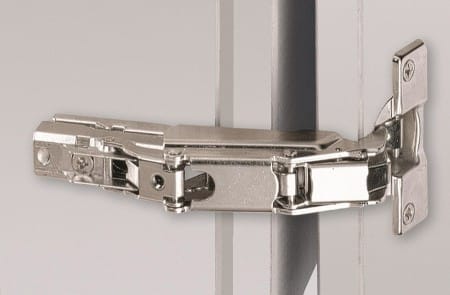 Hettich Intermat 9956- Th42 Closing Th. Door Wide Angle Conc. Hinge (0 Crank) & Mt. Plate-165 Deg.