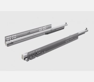 Hettich Quadro V6 Full Extention Push To Open Drawer Slides- 500 Mm (Zinc)