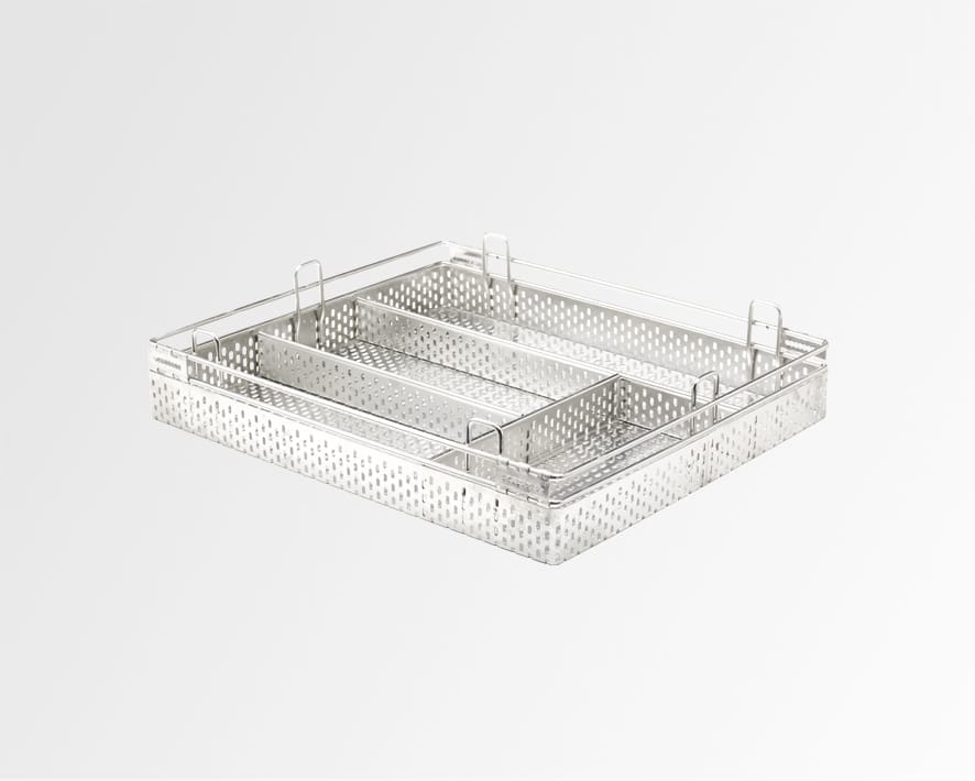 Godrej Perforated Cutlery Basket SS 520 X 535 X 100 mm