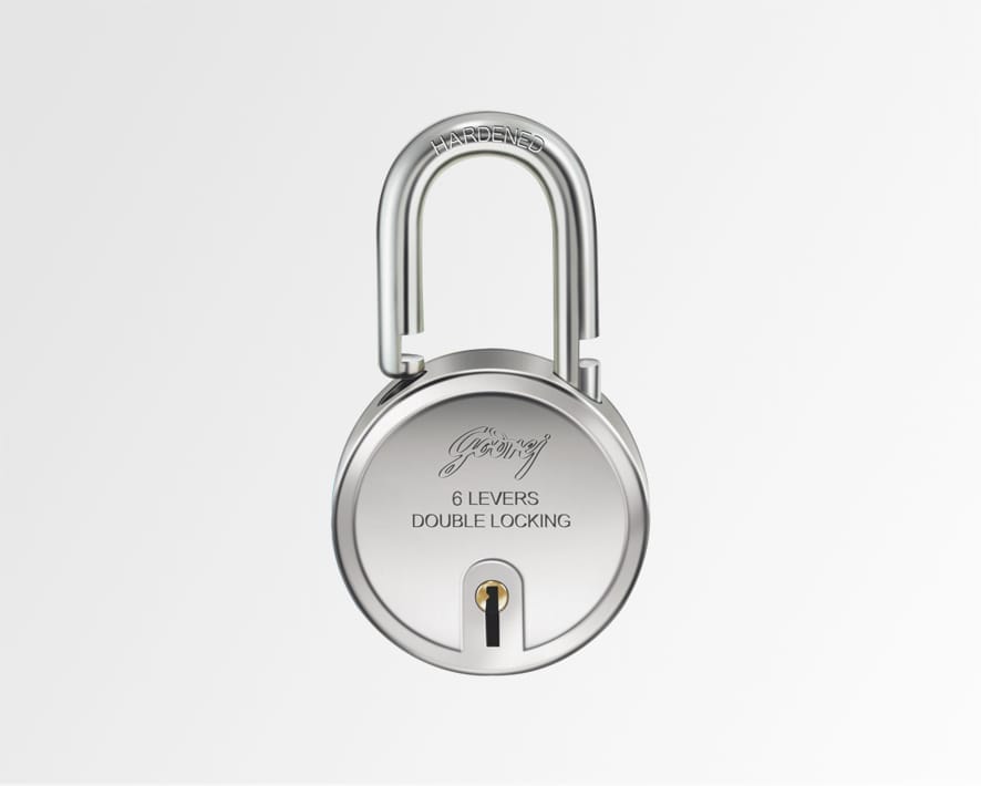 Godrej Round Padlock 7 Levers (3 Keys)