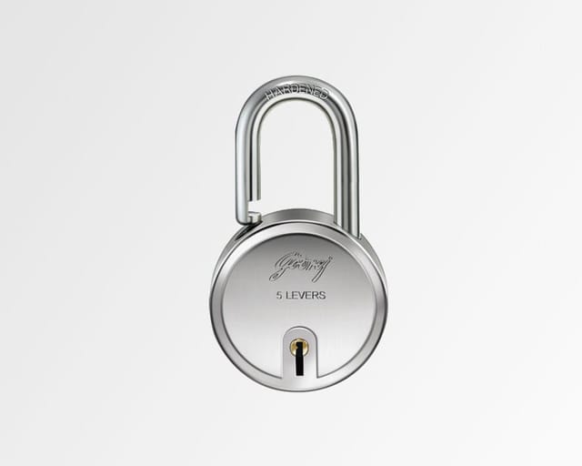 Godrej Round Padlock 5 Levers (3 Keys)