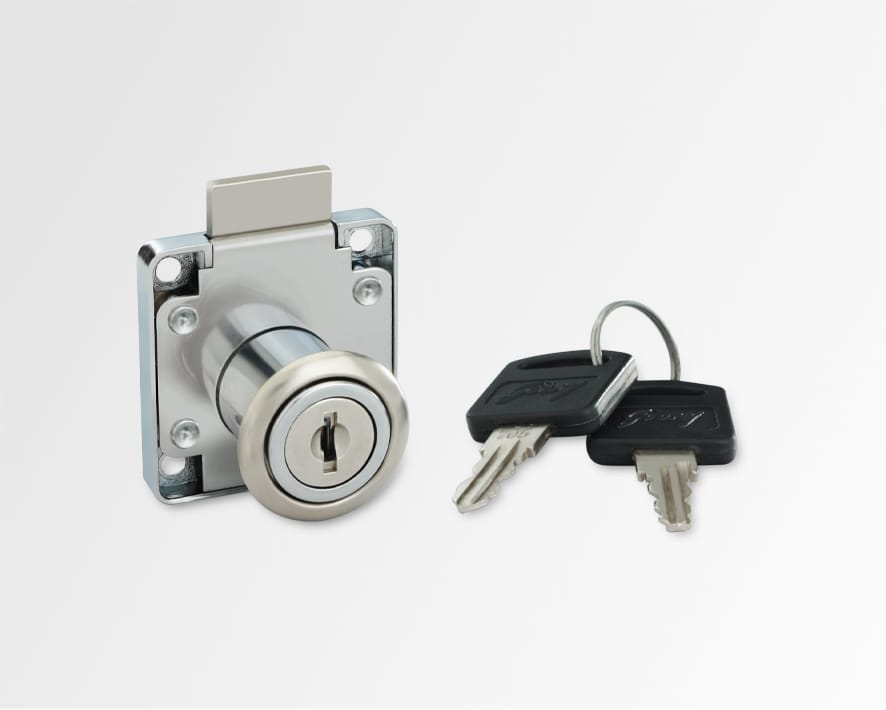 Godrej New Multi Purpose Lock rev key Chrome plated