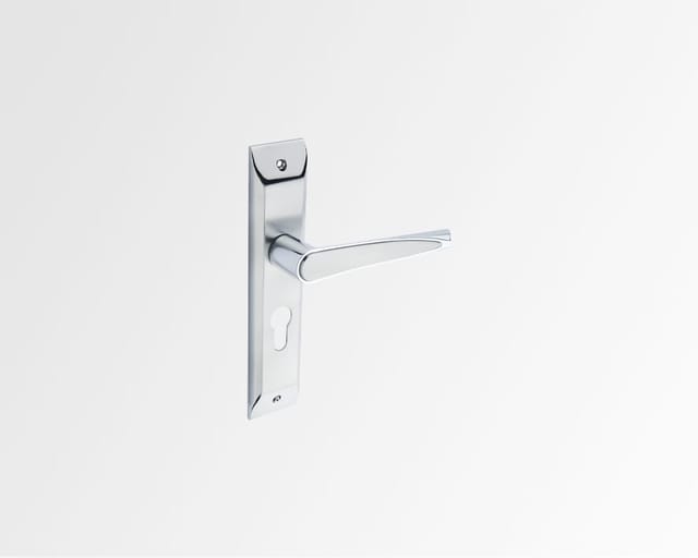 Godrej 240 mm Door Handle set with Lock Body 1CK, 6688