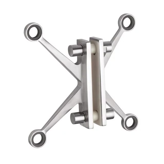 Enox 3 WAY SPIDER FITTING FOR FLUSH GLAZING TO SUIT 3 GLASS PANEL ASSEMBLY, SS 316, ESPIDER 022 PSS