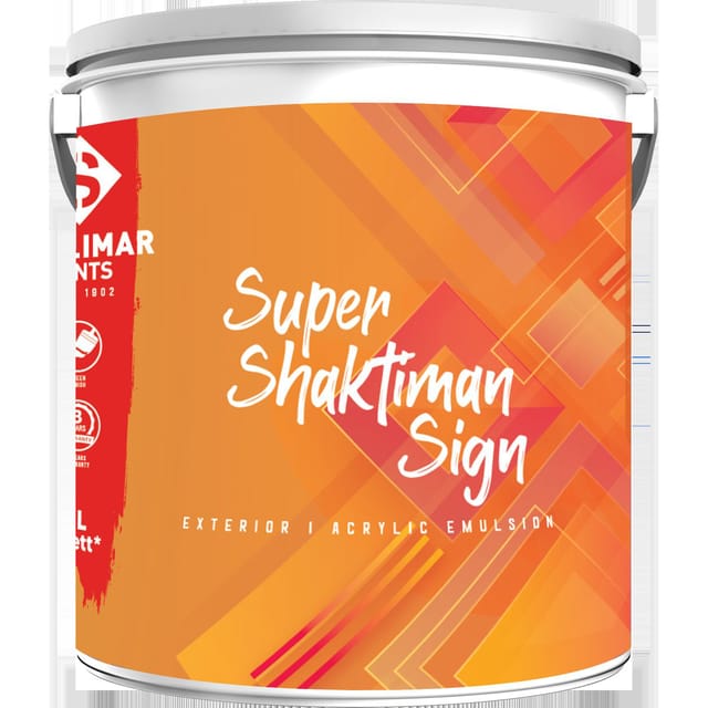 Shalimar Super Shaktiman Sign Exterior Acrylic Emulsion