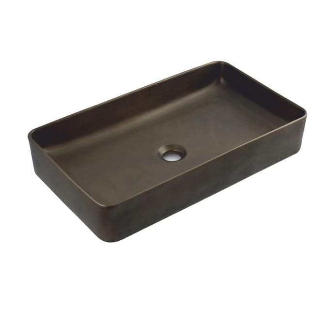 Grotto Countertop Basin W/o Faucet Hole 605 X 350 X 125 ( in MM), GR-31800-BR