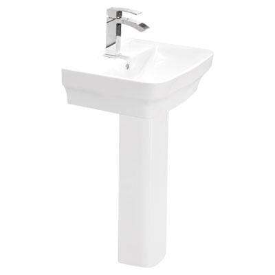 Grotto Full Pedestal Wall Hung Basin, GR-31070-BL