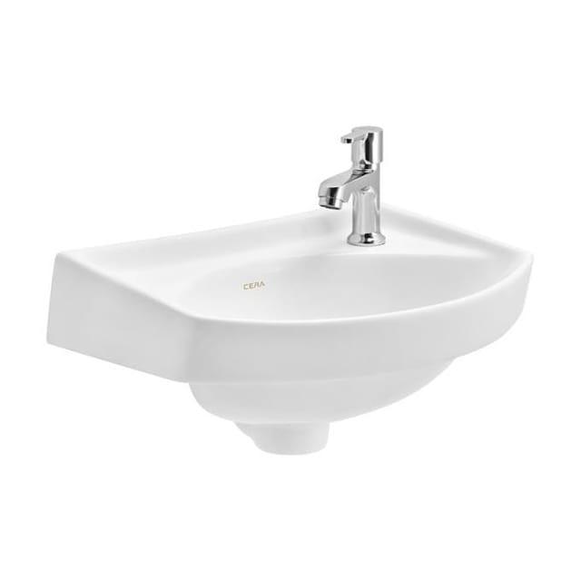 Cera COSY SLIM WALL HUNG WASH BASIN SN WHITE