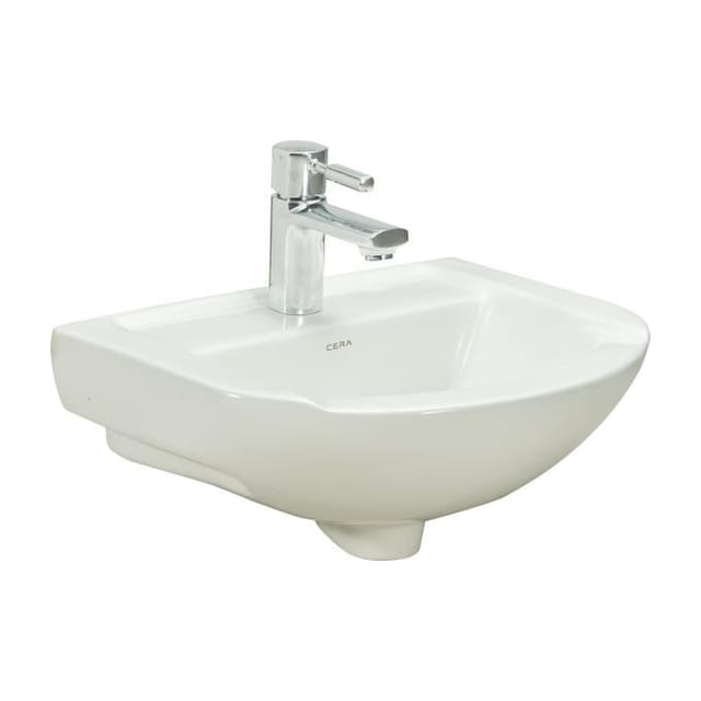 Cera CHICO WALL HUNG WASH BASIN SNOW WHITE