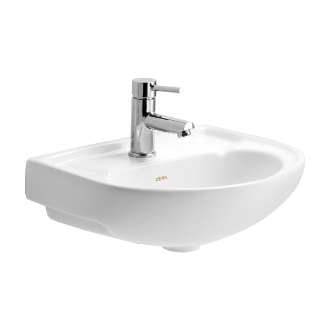 Cera CANON WALL HUNG WASH BASIN SNOW WHITE