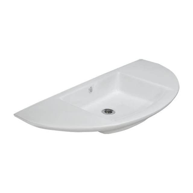 Cera CRESS COUNTER WASH BASIN SNOW WHITE