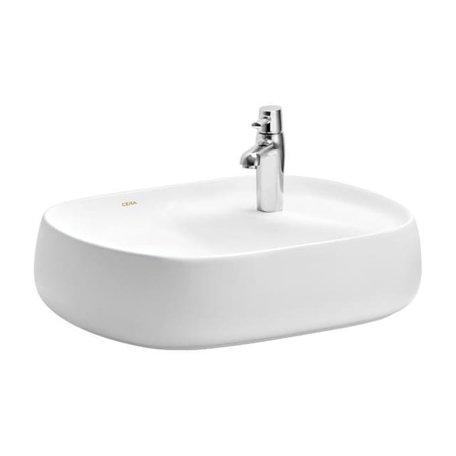 Cera CITRINE TABLE TOP WASH BASIN SNOW WHITE