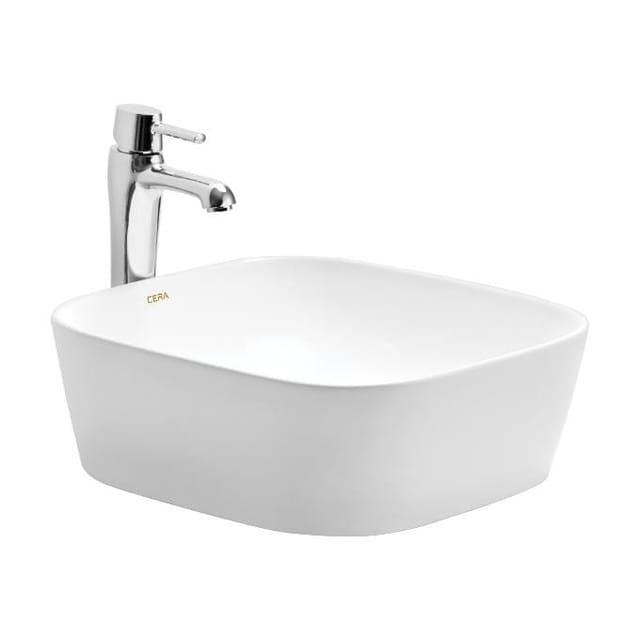 Cera COLMIN TABLE TOP WASH BASIN SNOW WHITE