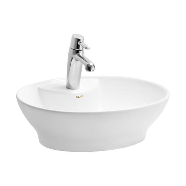 Cera CAMARA TABLE TOP WASH BASIN SNOW WHITE