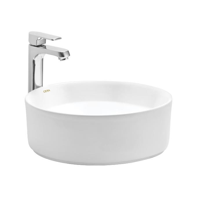 Cera CANISA TABLE TOP WASH BASIN SNOW WHITE