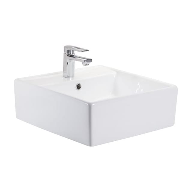 Cera CASKET TABLE TOP WASH BASIN SNOW WHITE