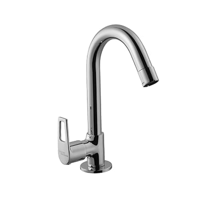 Hindware Aspiro Swan Neck Tap With Left Hand Operating Knob