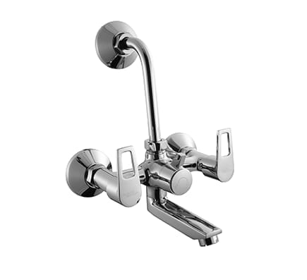 Hindware Aspiro Wall Mixer With Provision For Overhead Shower With 115 Mm Long Bend Pipe