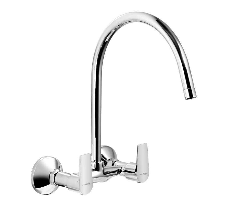 Hindware Sink Cock Wall Mount- J Spout