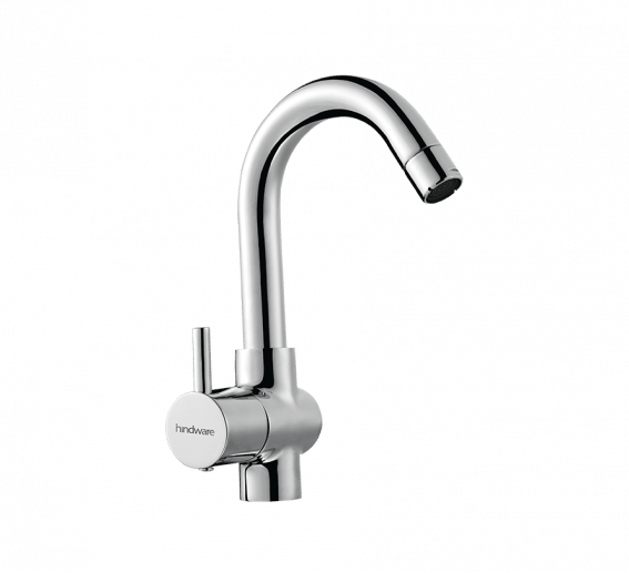 Hindware Flora Swan Neck Tap (Left Hand Operating Knob)