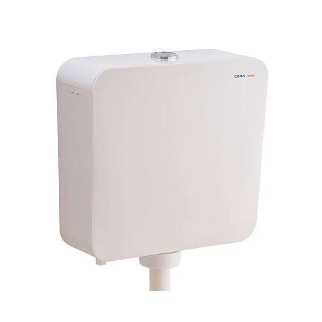 Cera COMPASS SINGLE FLUSH CISTERN SNOW WHITE