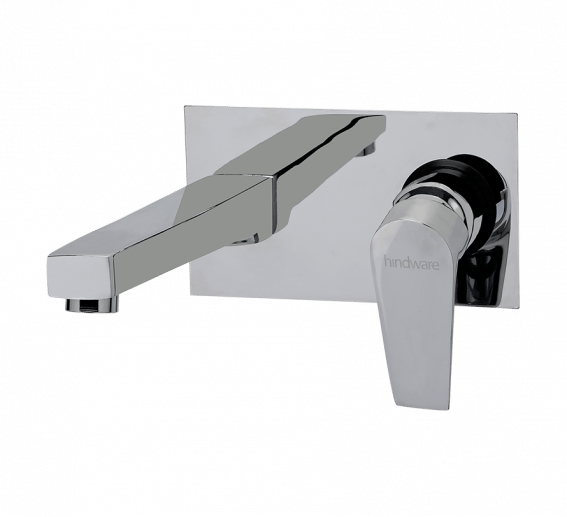 Hindware Element Exposed Part Kit of Single Lever Wall Mounted Basin Mixer � 230 mm Spout