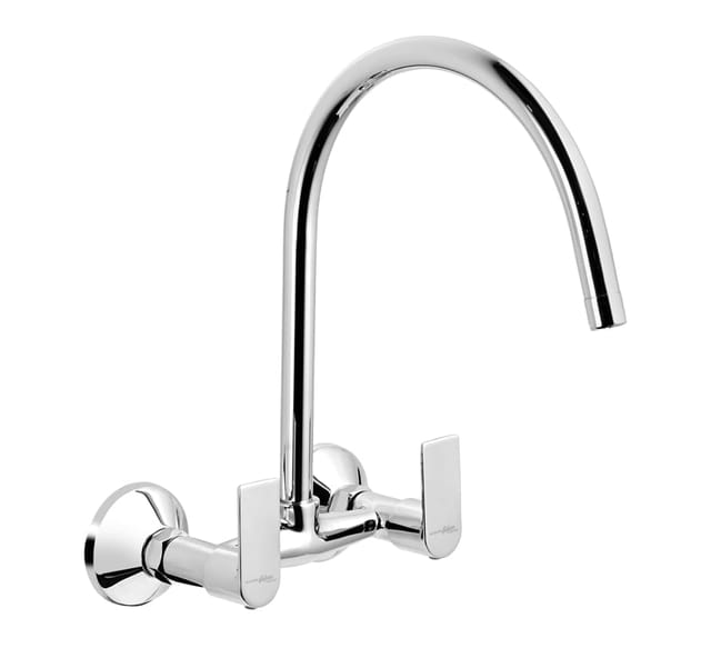 Hindware Sink Mixer Wall Mount- J Spout