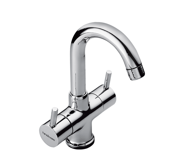 Hindware Flora Centre Hole Basin Mixer W/O Popup Waste System