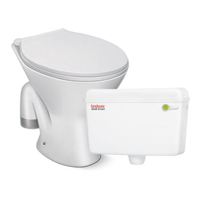 Hindware Slick-S EWC With Sleek Smart Cistern